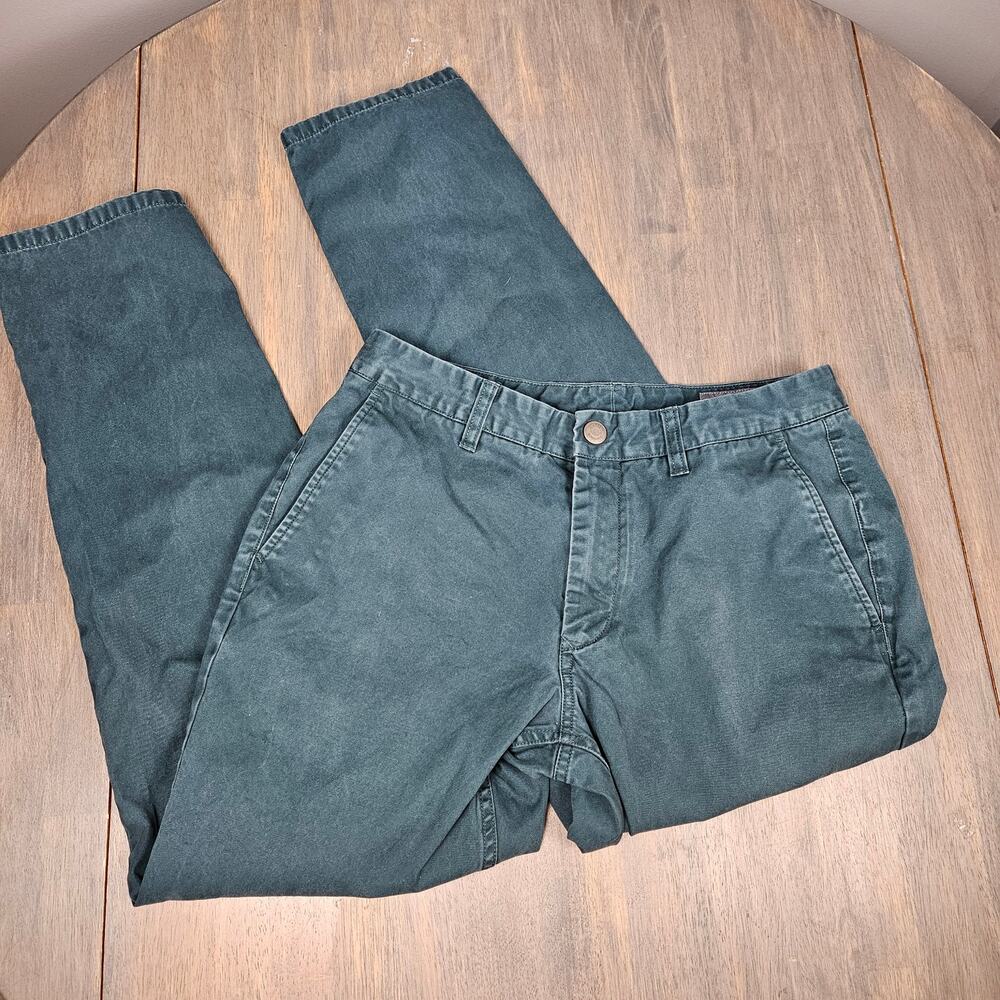Bonobos Mens 31 Green‎ Chino Pants Athletic Fit Cotton Twill Casual 28.5 Inseam - Picture 2 of 11